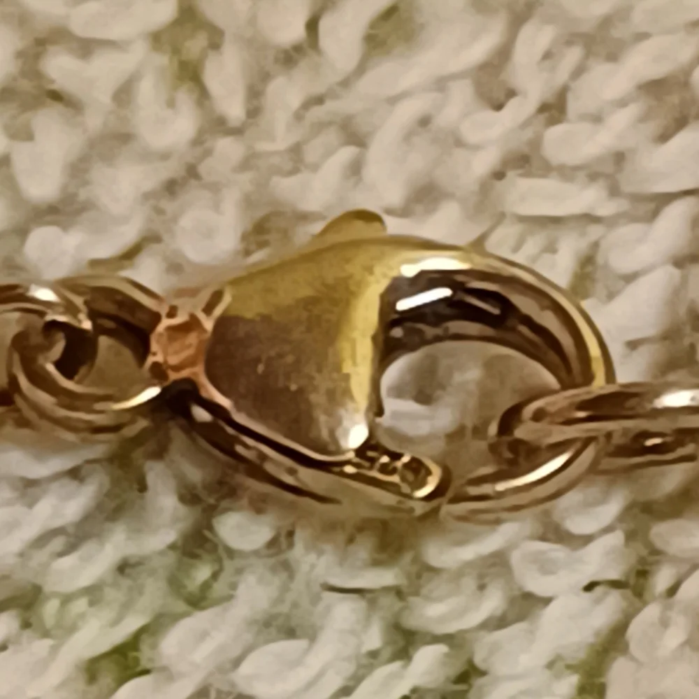 DJ Strang Pearl And Hammered Plate Goldtone Over Sterling Necklace-10